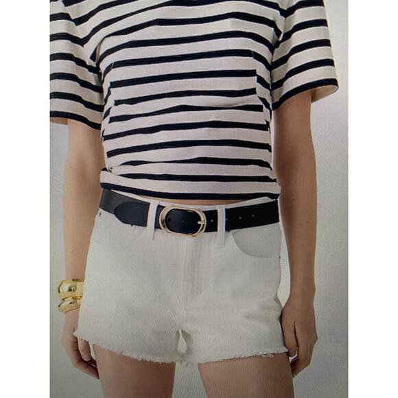 NWT J.Crew relaxed denim short in white 28